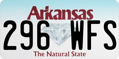 AR license plate 296WFS