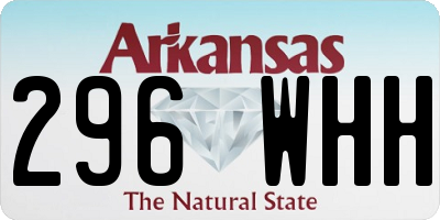 AR license plate 296WHH