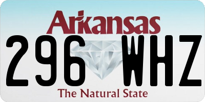 AR license plate 296WHZ