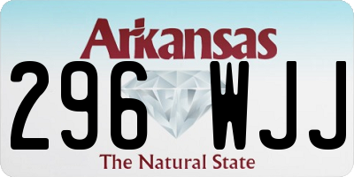 AR license plate 296WJJ