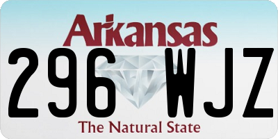 AR license plate 296WJZ