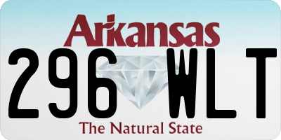 AR license plate 296WLT