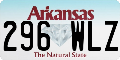 AR license plate 296WLZ