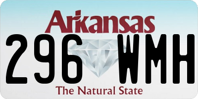 AR license plate 296WMH