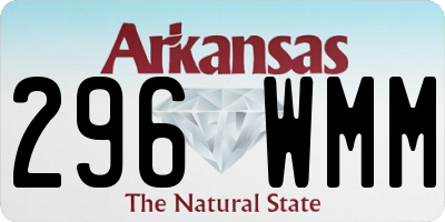 AR license plate 296WMM