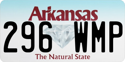 AR license plate 296WMP
