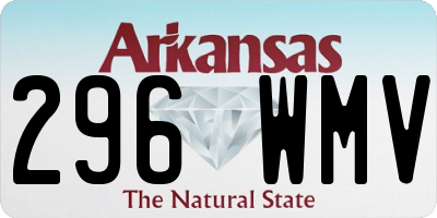 AR license plate 296WMV