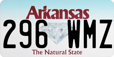 AR license plate 296WMZ