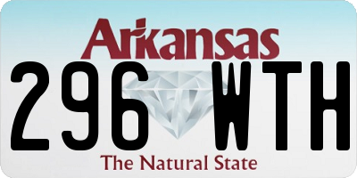 AR license plate 296WTH