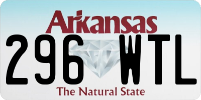AR license plate 296WTL