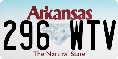 AR license plate 296WTV