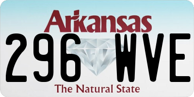 AR license plate 296WVE