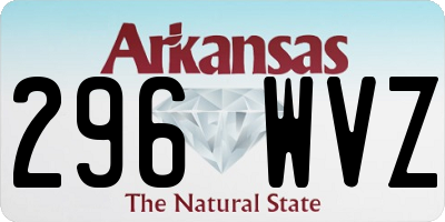 AR license plate 296WVZ