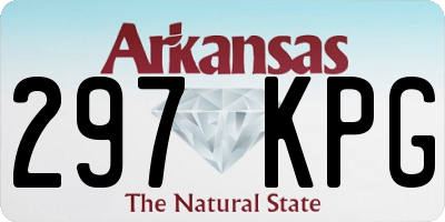 AR license plate 297KPG