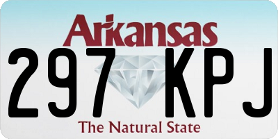 AR license plate 297KPJ