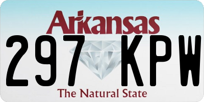 AR license plate 297KPW