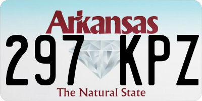 AR license plate 297KPZ