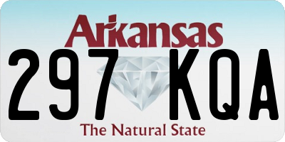 AR license plate 297KQA