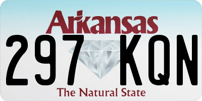 AR license plate 297KQN