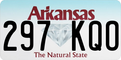 AR license plate 297KQO