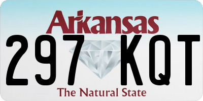 AR license plate 297KQT