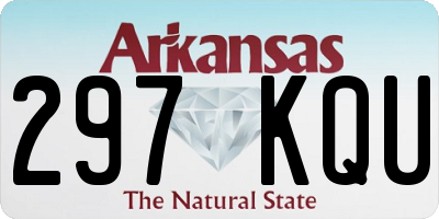 AR license plate 297KQU