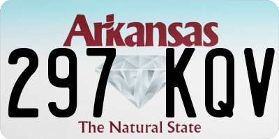 AR license plate 297KQV
