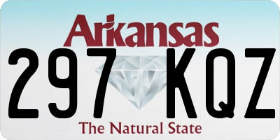 AR license plate 297KQZ