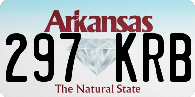 AR license plate 297KRB