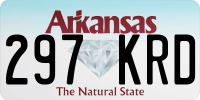AR license plate 297KRD