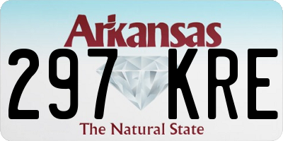 AR license plate 297KRE
