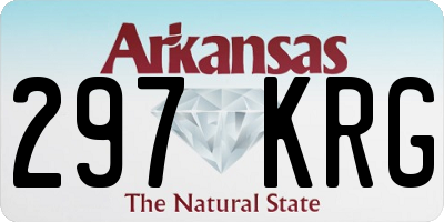 AR license plate 297KRG