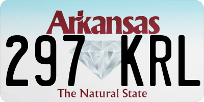 AR license plate 297KRL