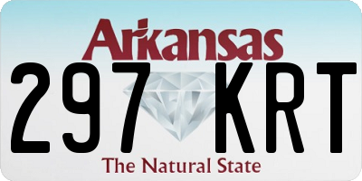 AR license plate 297KRT