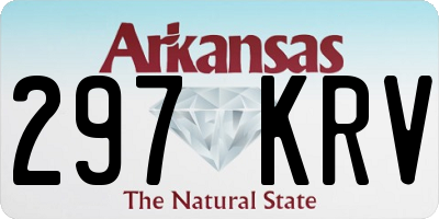 AR license plate 297KRV