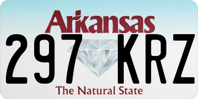 AR license plate 297KRZ