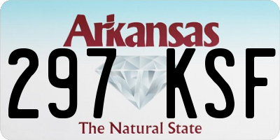 AR license plate 297KSF