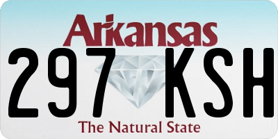 AR license plate 297KSH