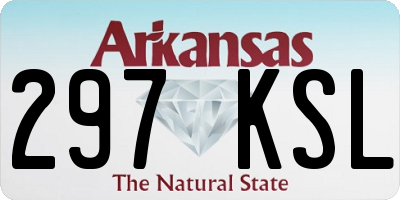AR license plate 297KSL