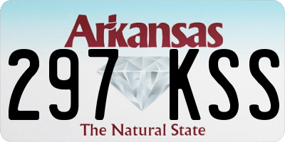 AR license plate 297KSS