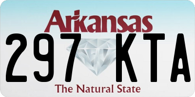 AR license plate 297KTA