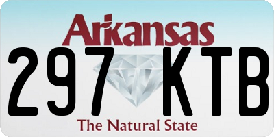 AR license plate 297KTB