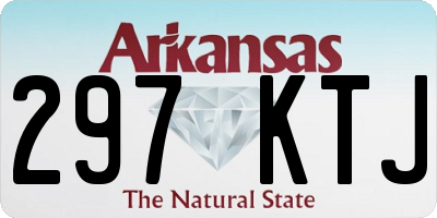 AR license plate 297KTJ