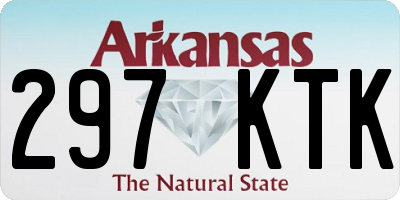 AR license plate 297KTK