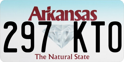 AR license plate 297KTO