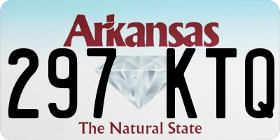 AR license plate 297KTQ