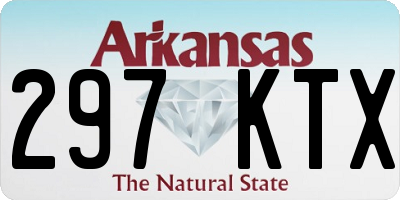 AR license plate 297KTX