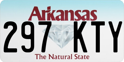 AR license plate 297KTY