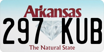 AR license plate 297KUB