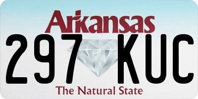 AR license plate 297KUC